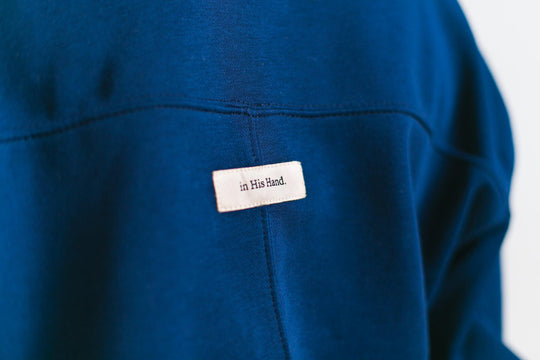 Trust the Lover of My Soul / True Navy / Quilted Crewneck