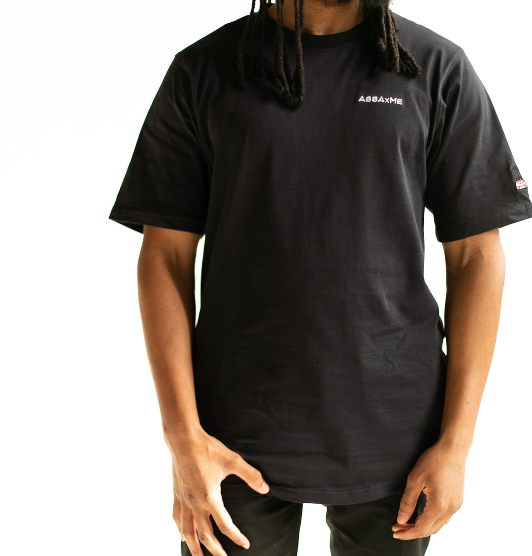 Curved Hem Shirt / Black